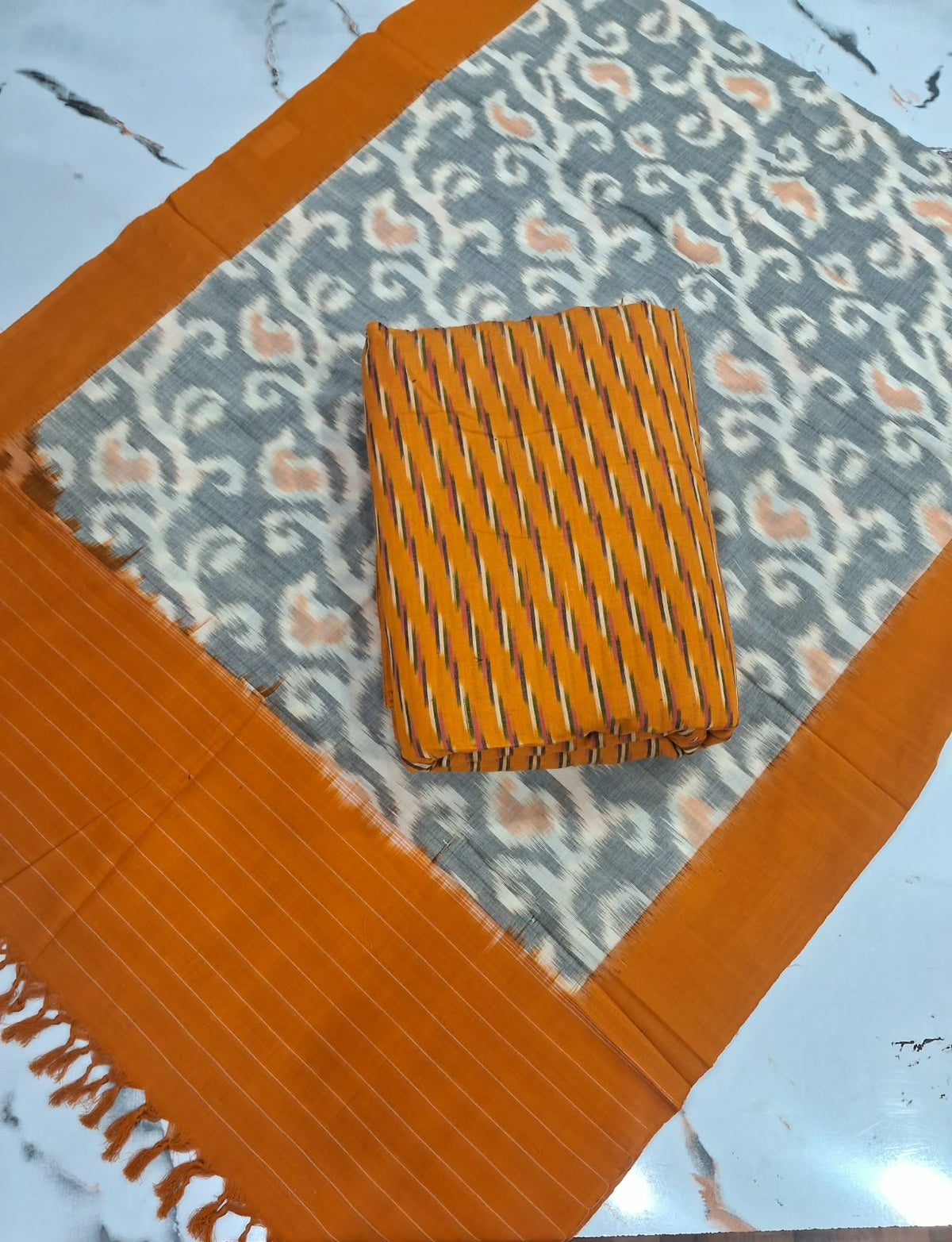 (Aa) IKKAT SALWAR MATERIAL