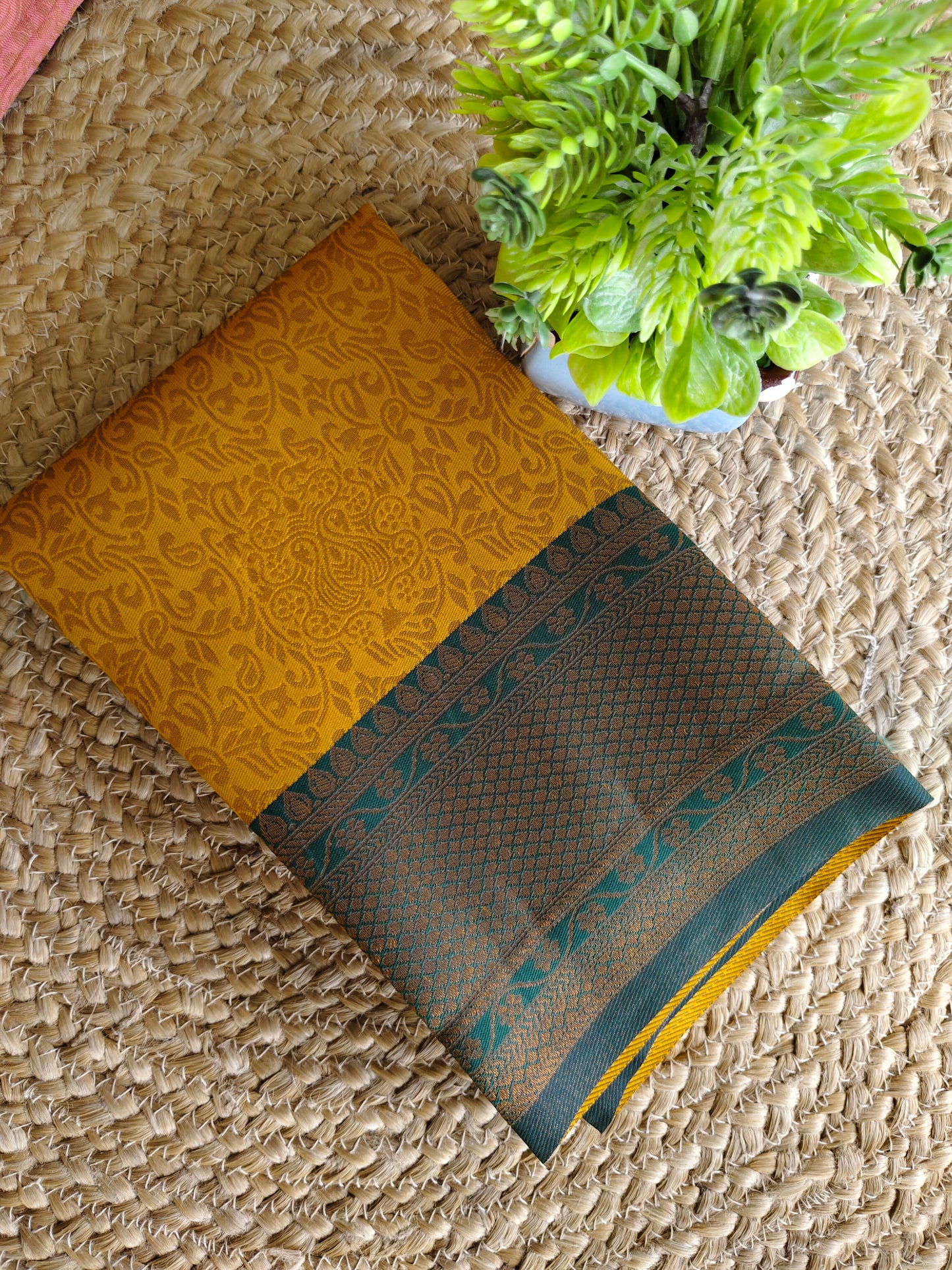Brocade silk