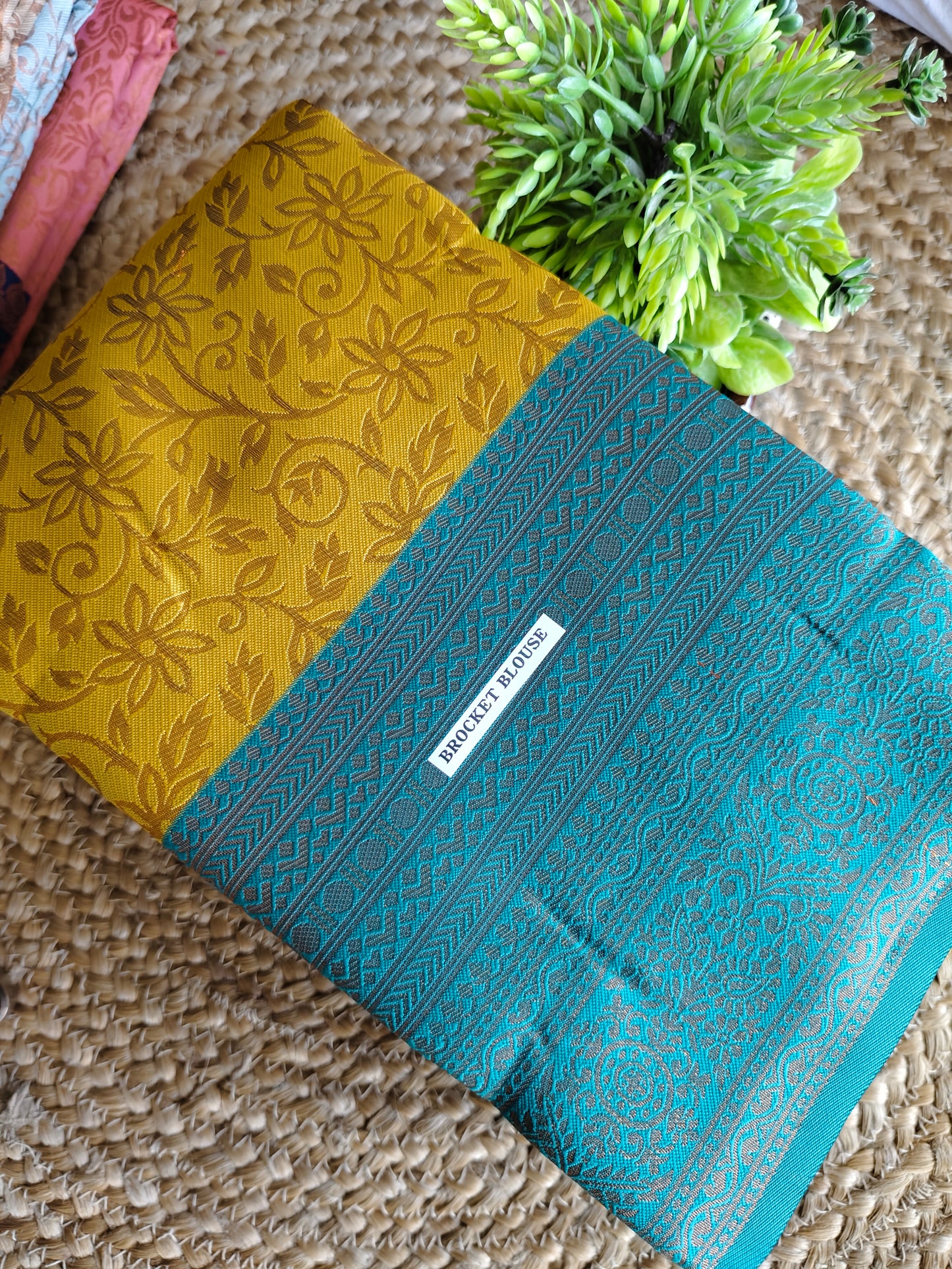 Brocade silk