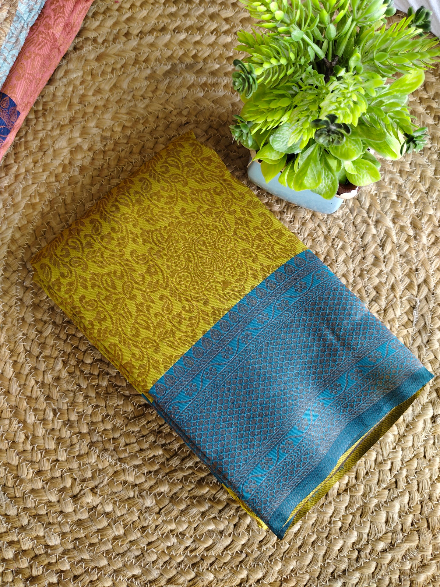 Brocade silk