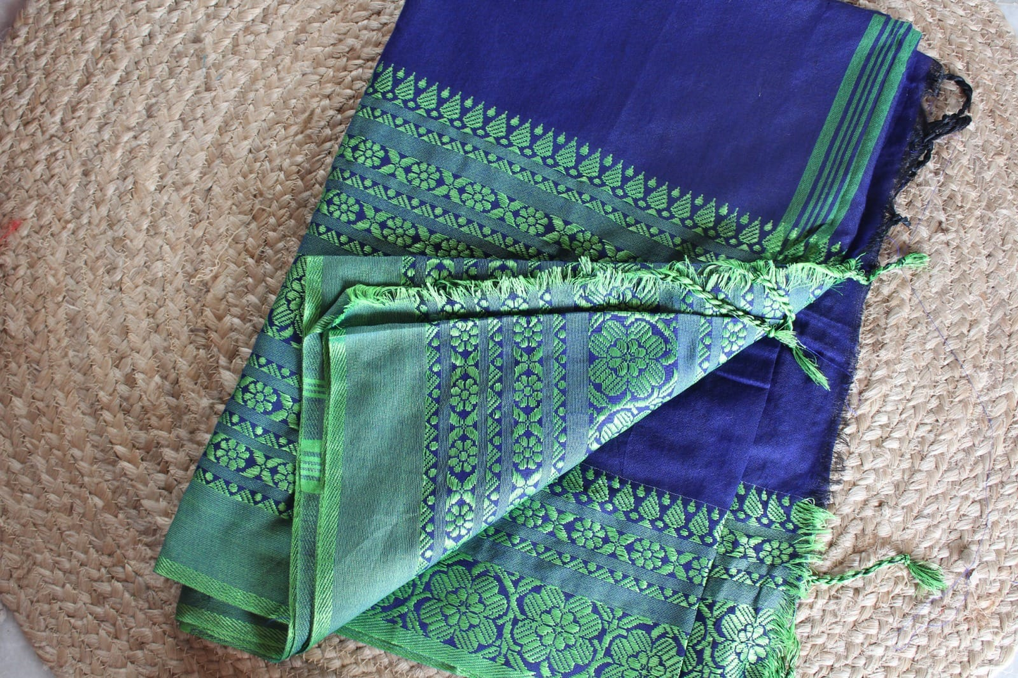 Long Border Khadi