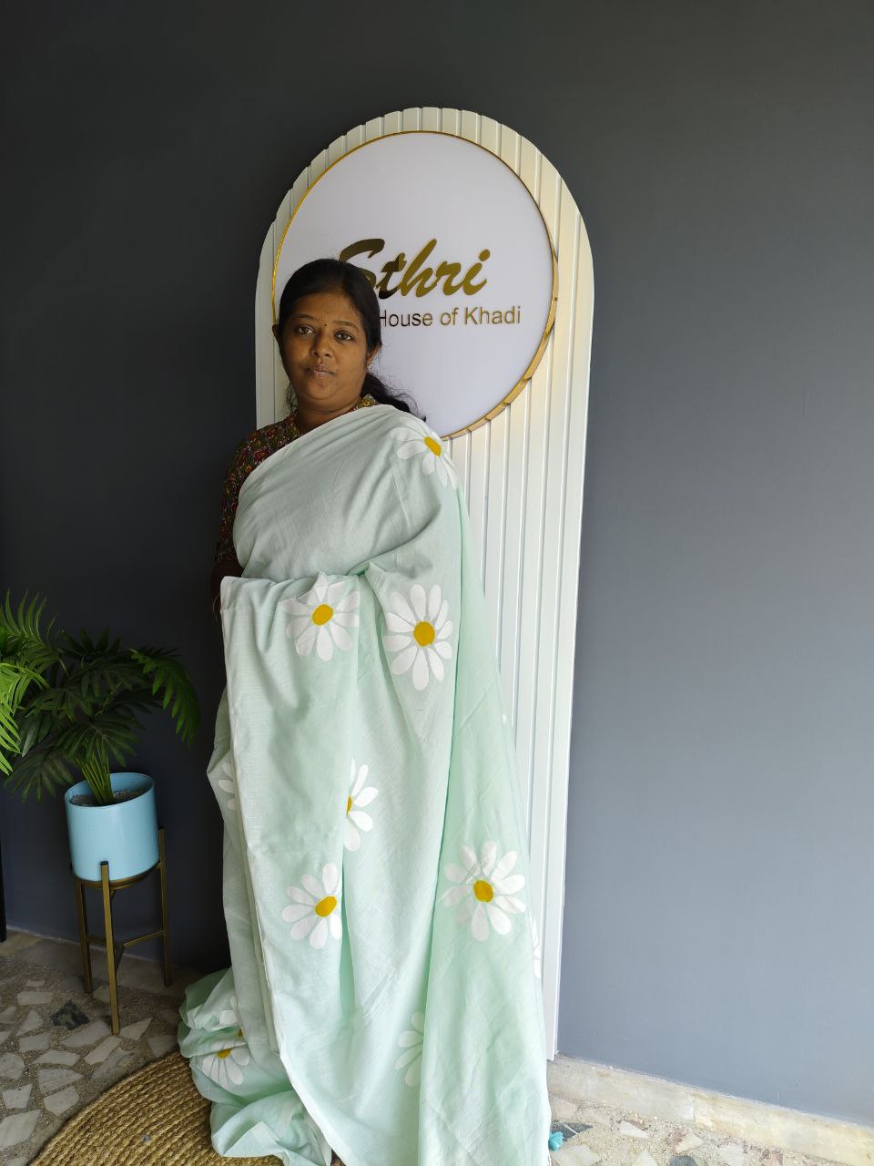 Hand Painted Khadi