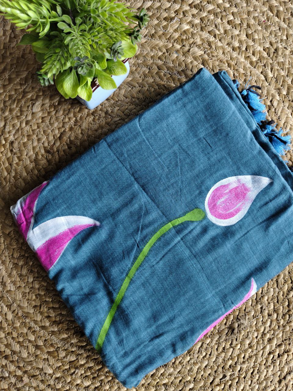 Lotus Painted Khadhi