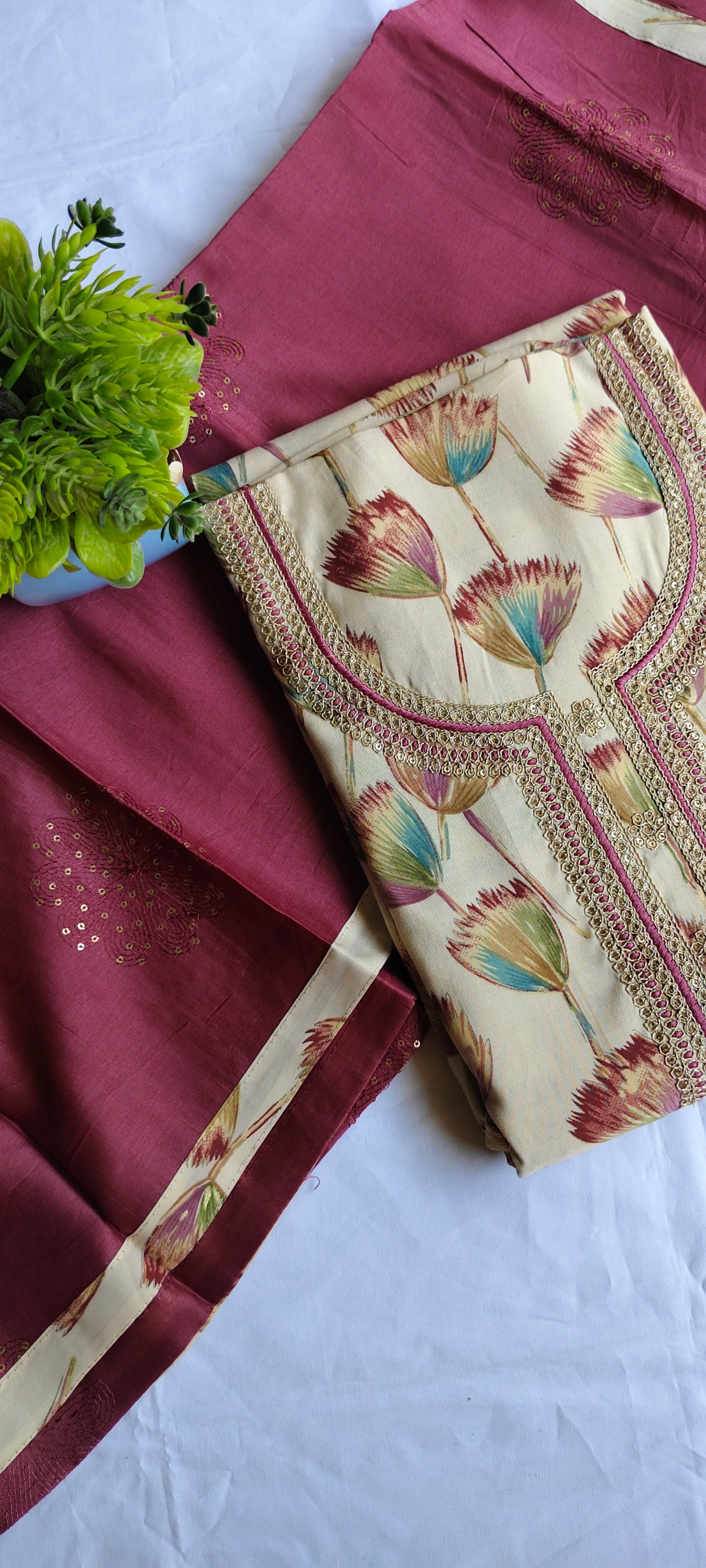 Designer salwar material