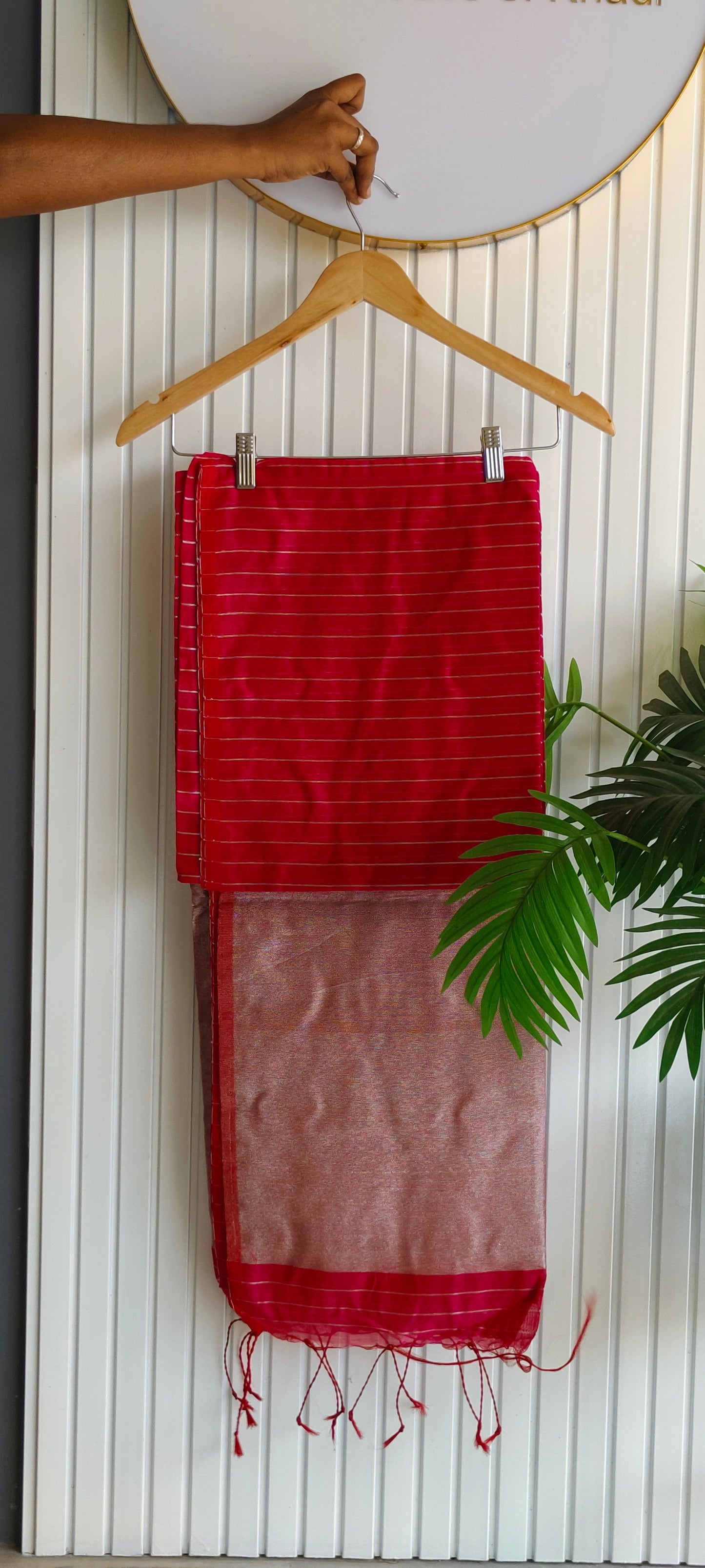 Stripes Silk cotton