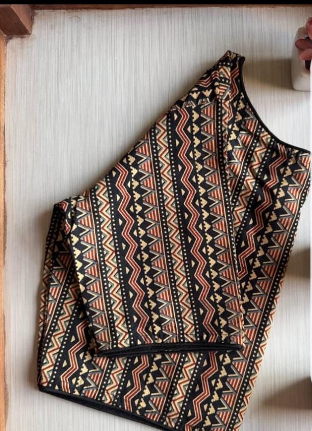Block print blouse