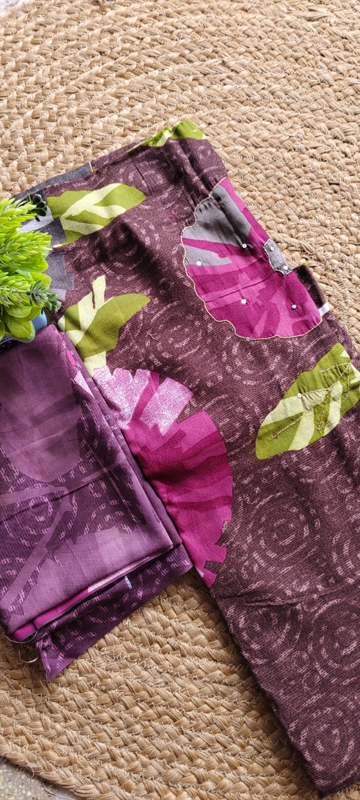 Designer salwar material