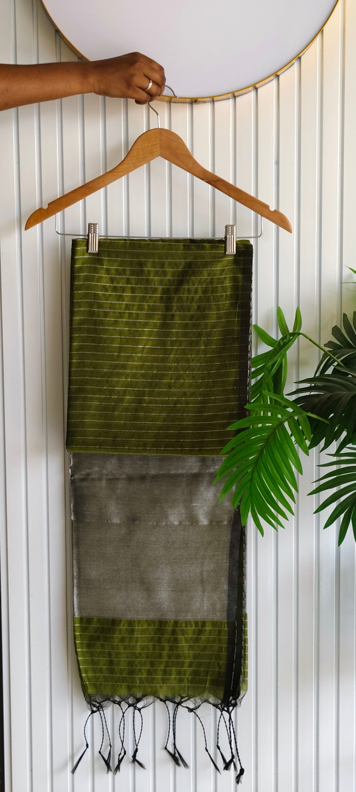 Stripes Silk cotton