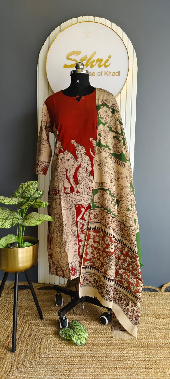 Kalamkari - Top and Dupatta