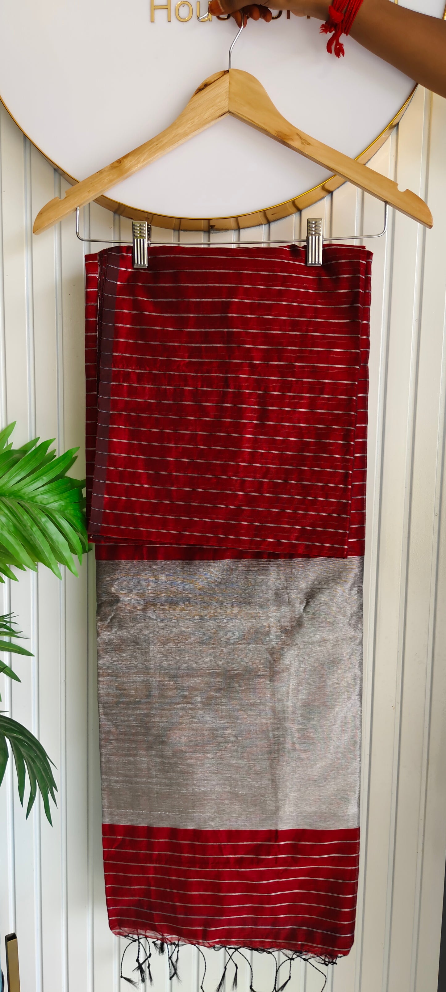 Stripes Silk cotton