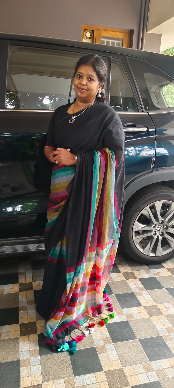 Rainbow mul cotton