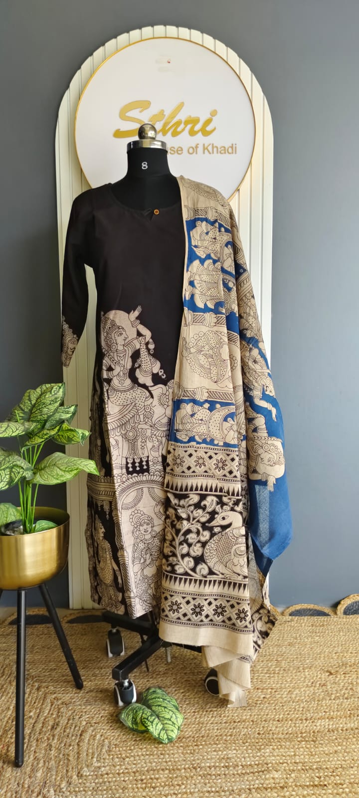 Kalamkari - Top and Dupatta