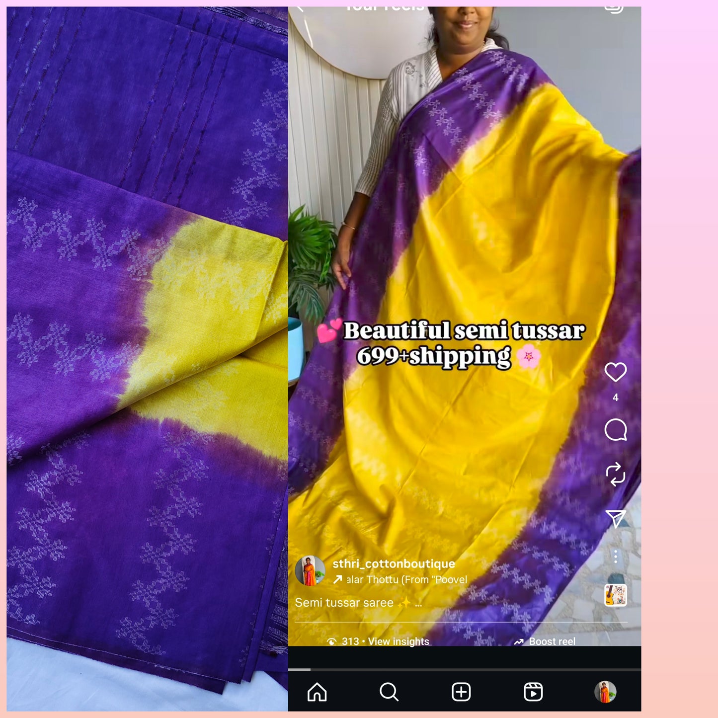 Sthri_Semi tussar