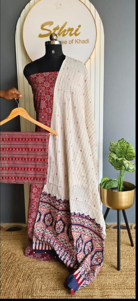 A.Designer salwar material (Ajrak spl )