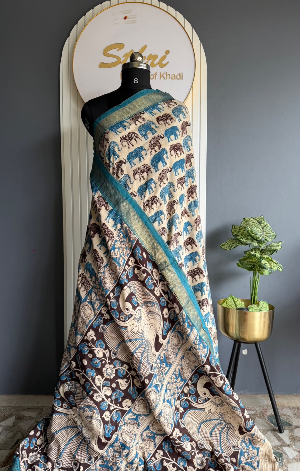 D. KALAMKARI SILK