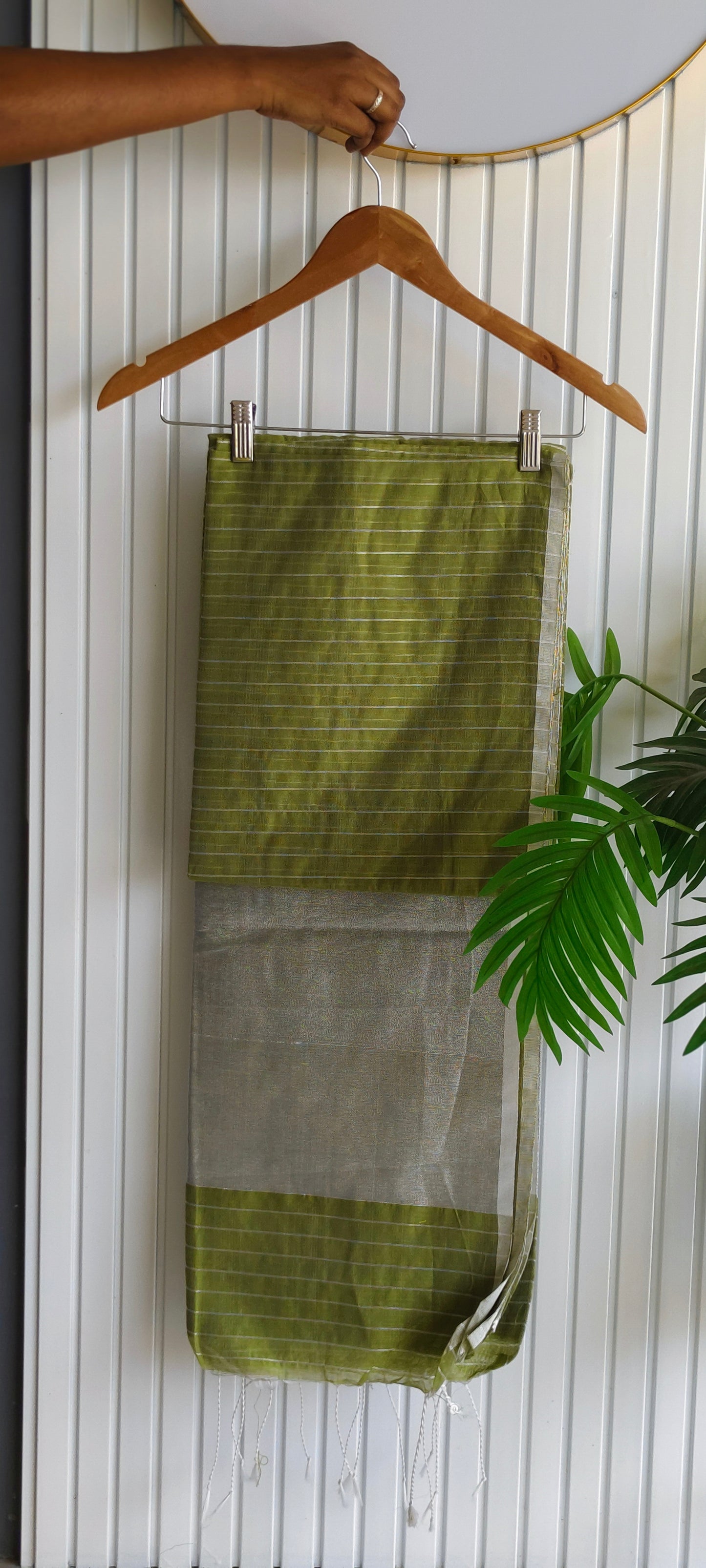 Stripes Silk cotton