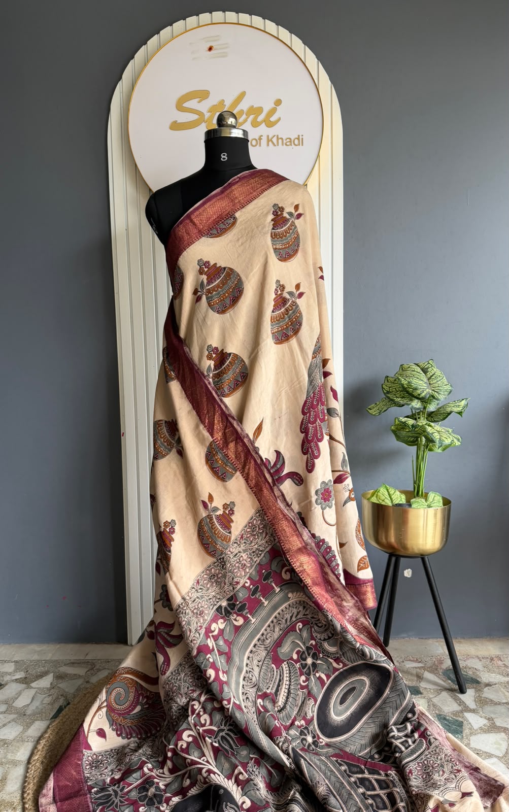 D. KALAMKARI SILK