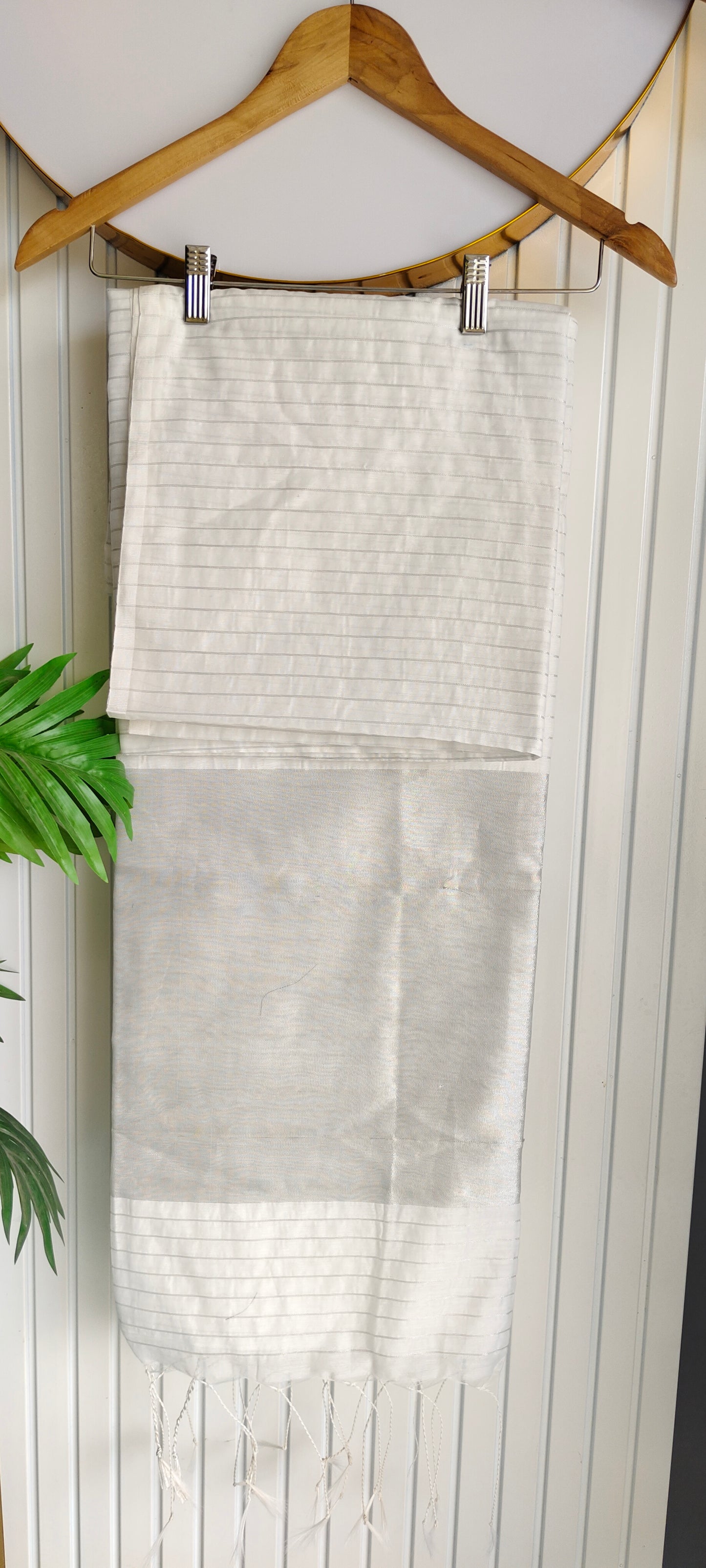 Stripes Silk cotton