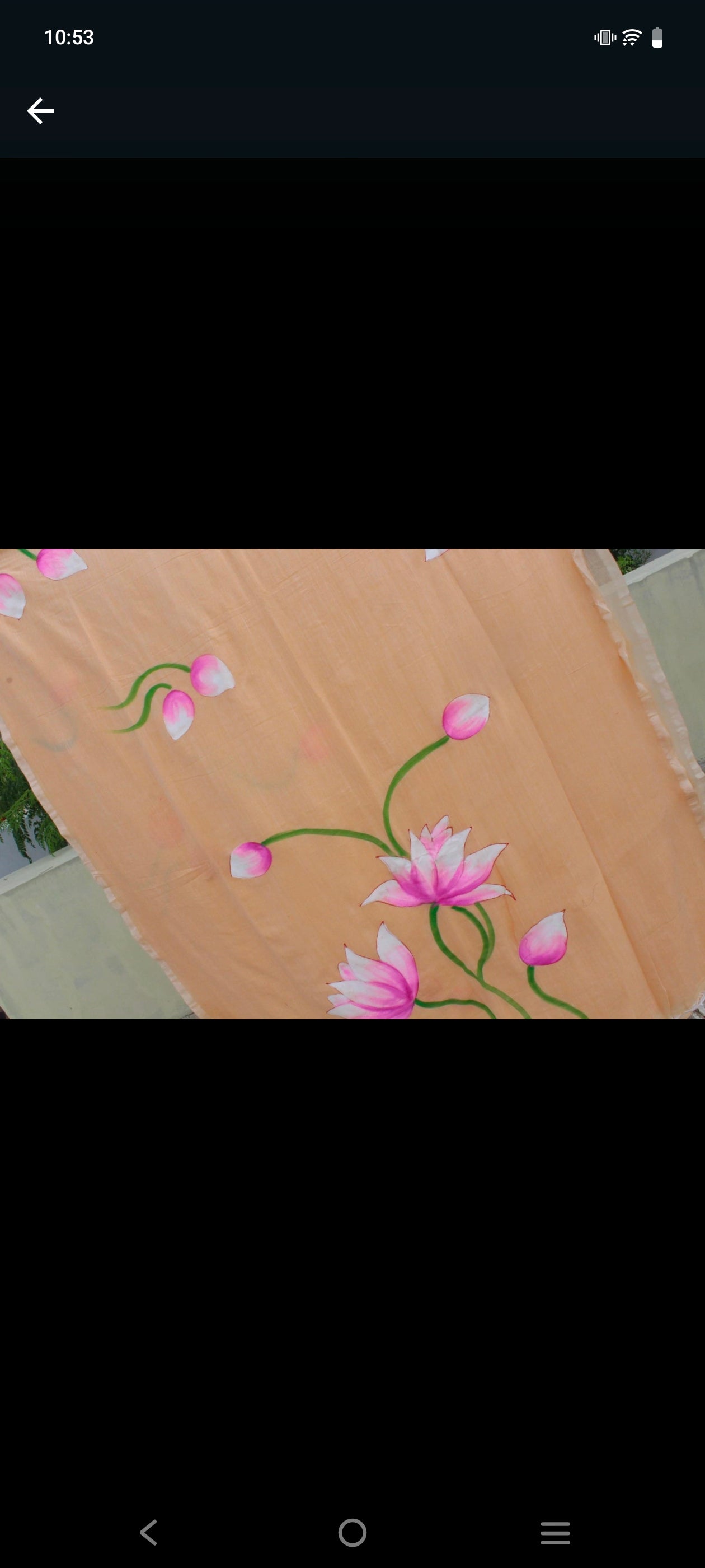 Lotus Painted Khadhi