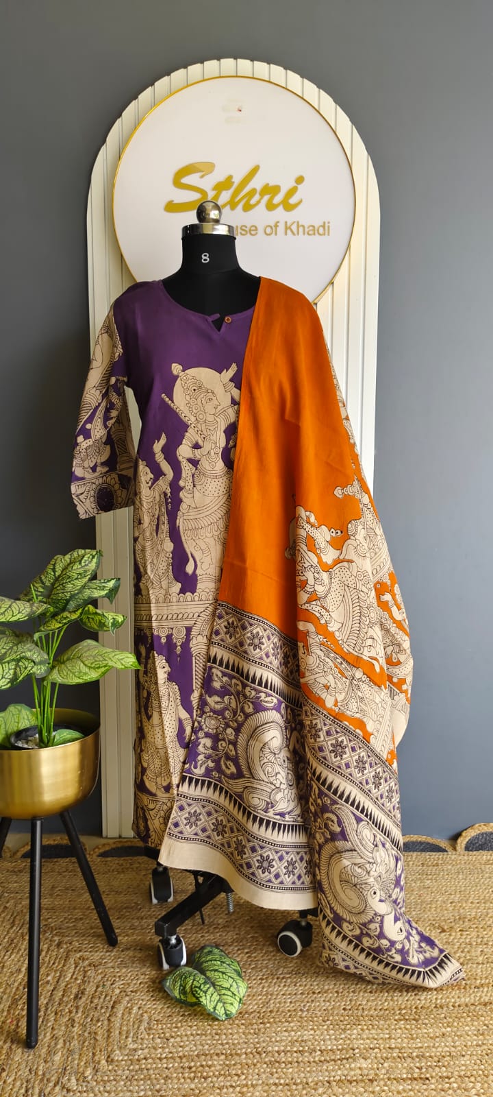 Kalamkari - Top and Dupatta