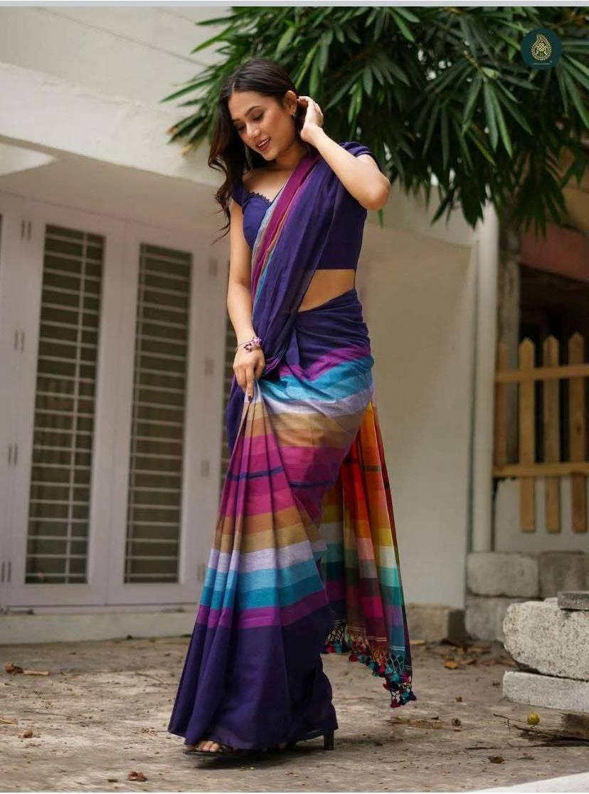 Rainbow mul cotton