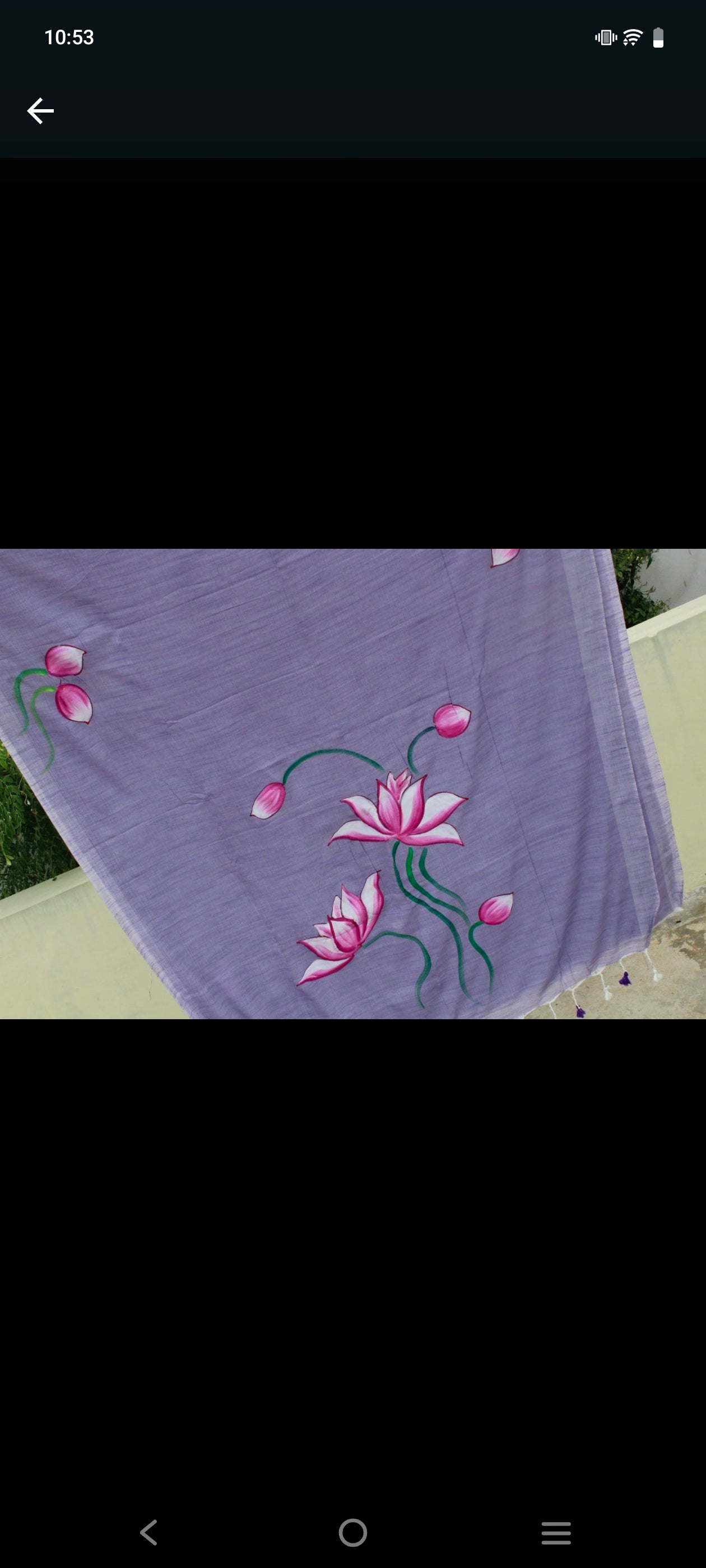 Lotus Painted Khadhi