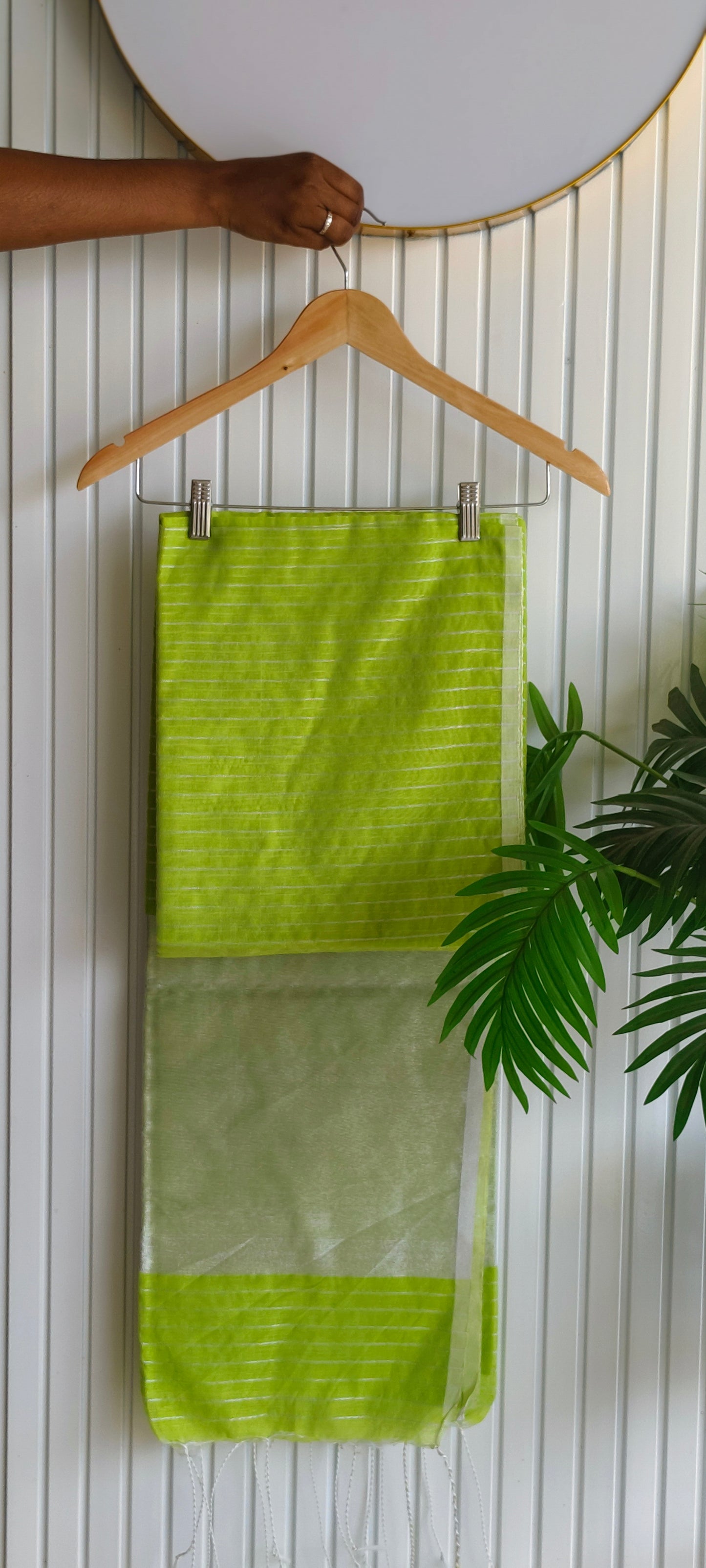 Stripes Silk cotton