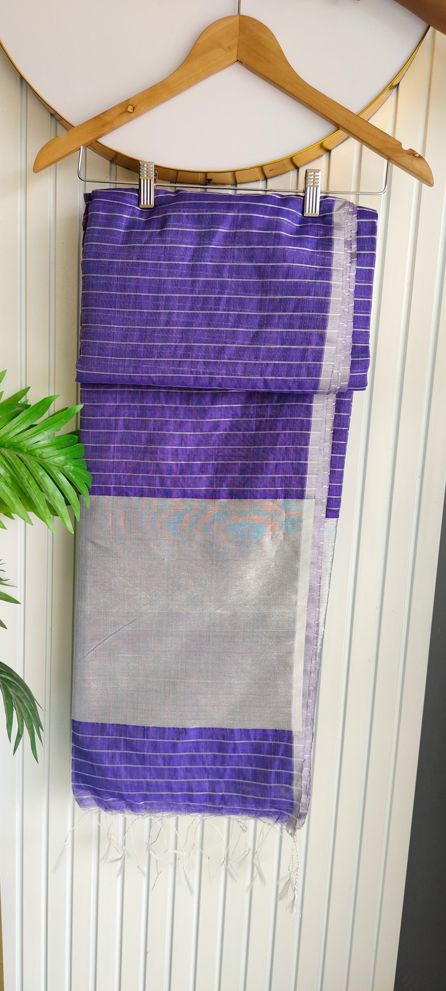 Stripes Silk cotton