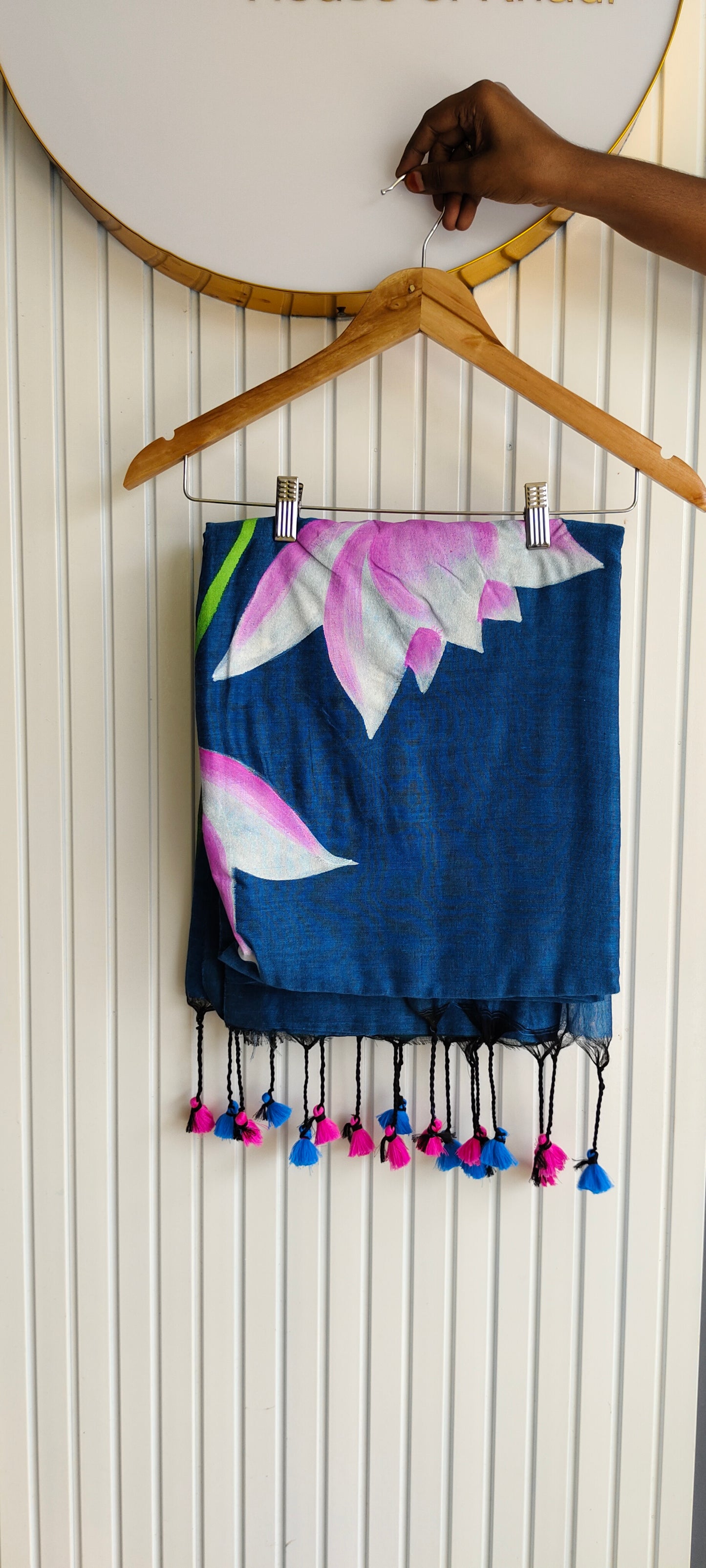Lotus Painted Khadhi