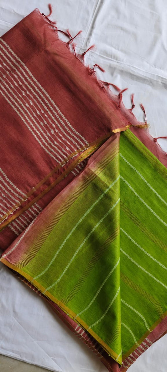 Semi tussar saree