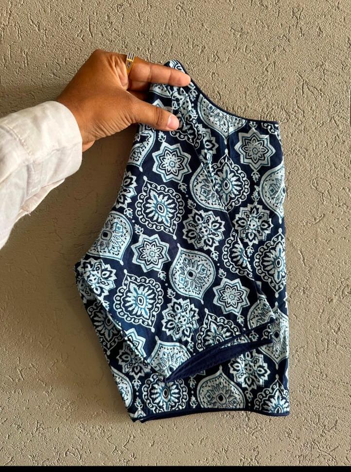 Block print blouse (A)