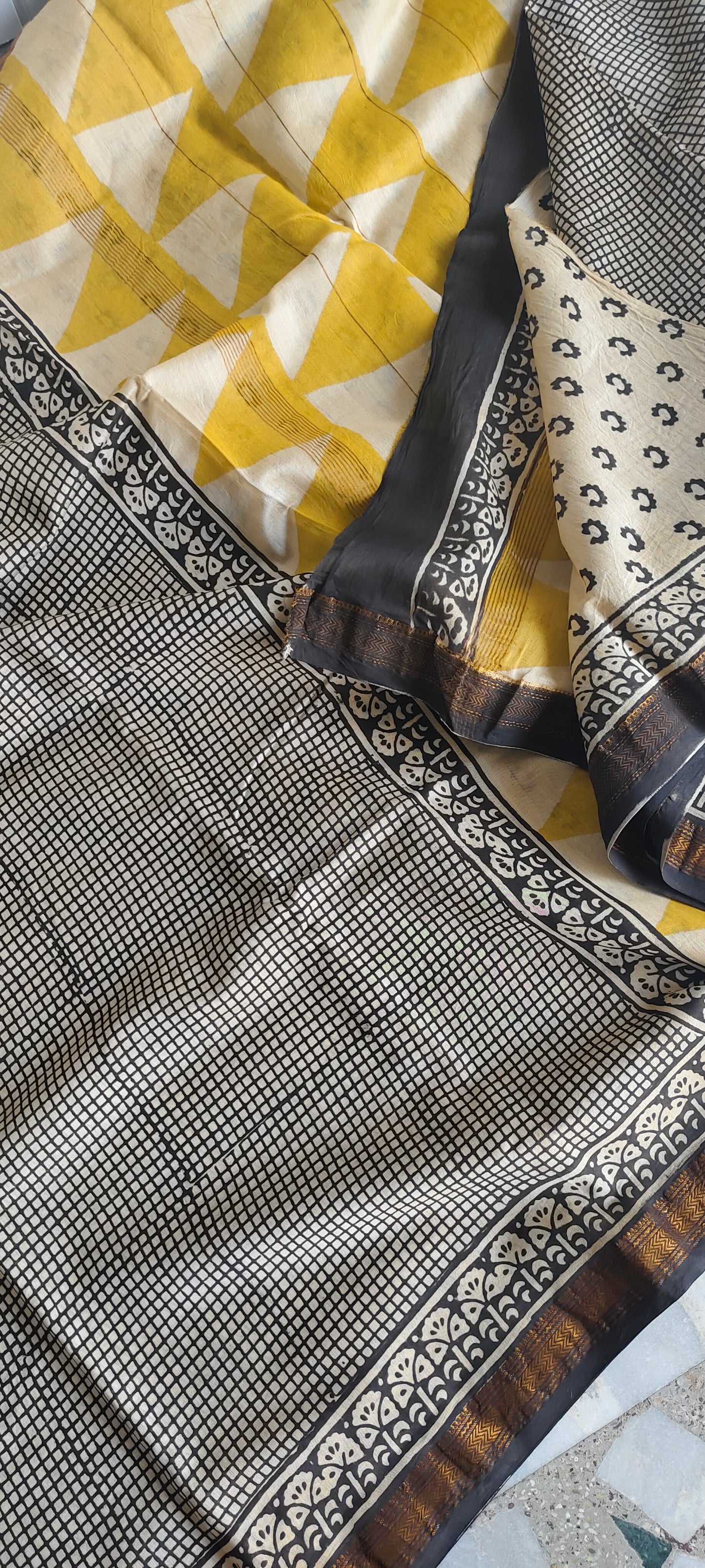 Block Print Maheshwari