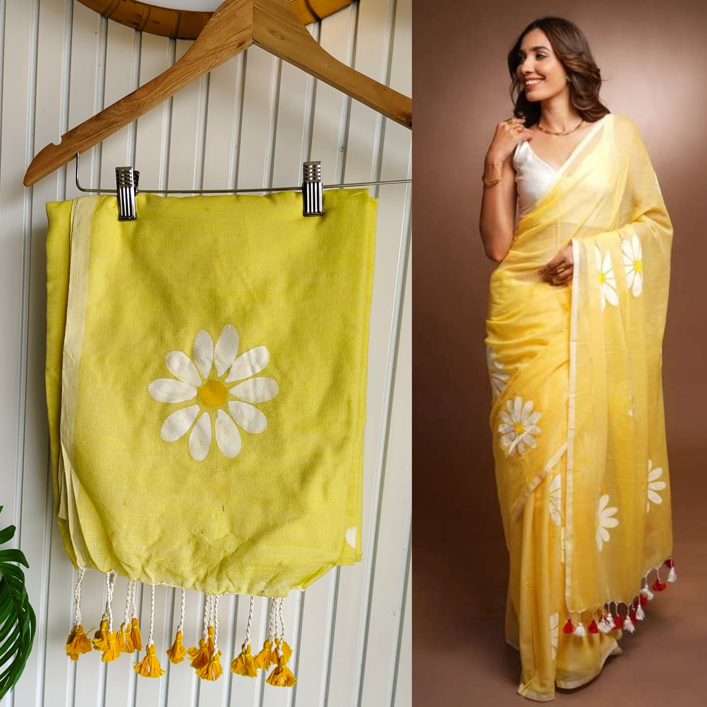 Hand Painted Khadi