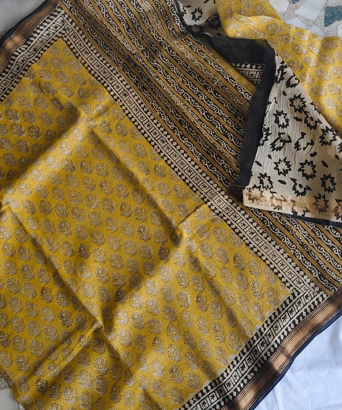 Block Print Maheshwari