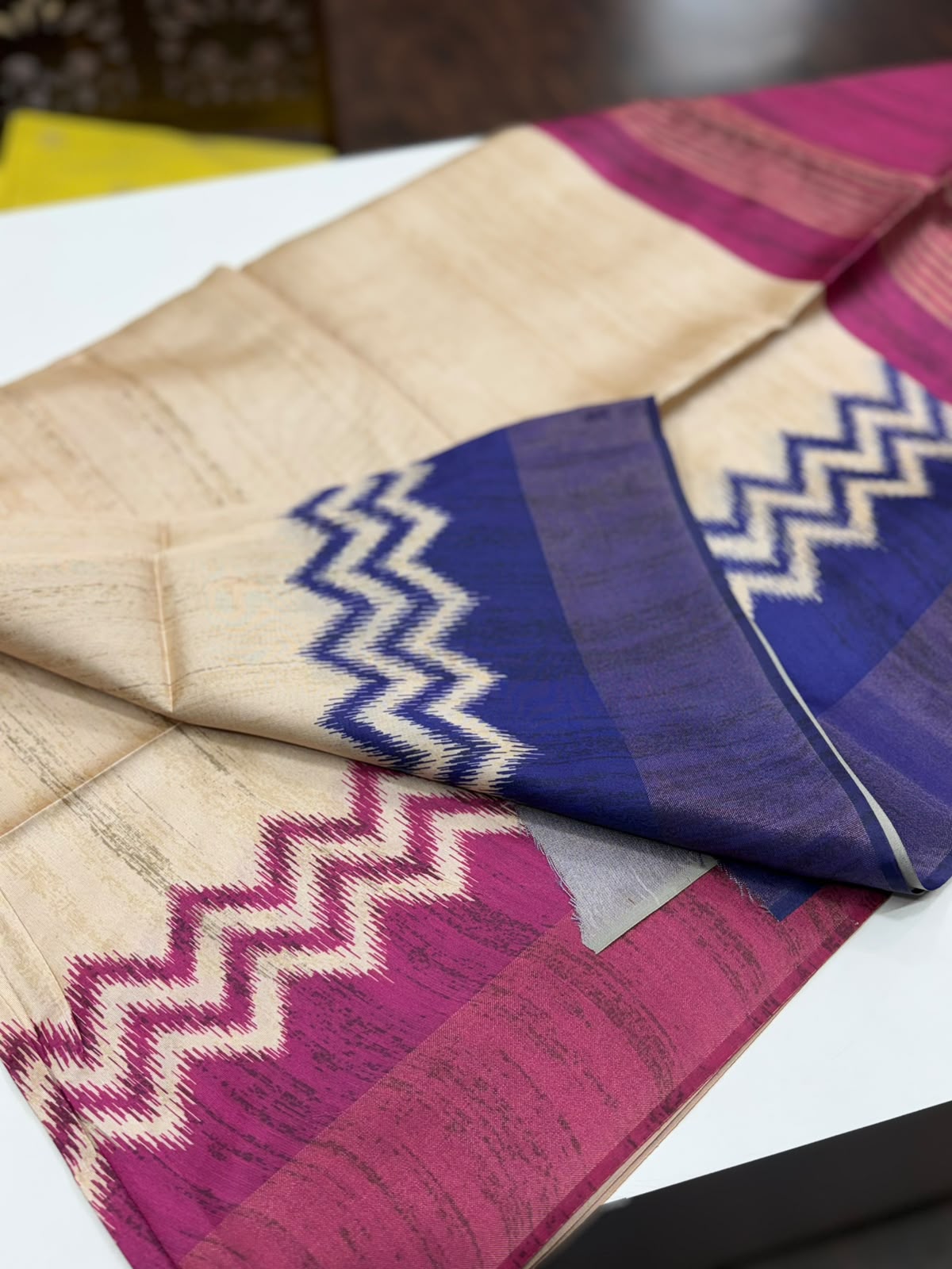 Semi tussar saree
