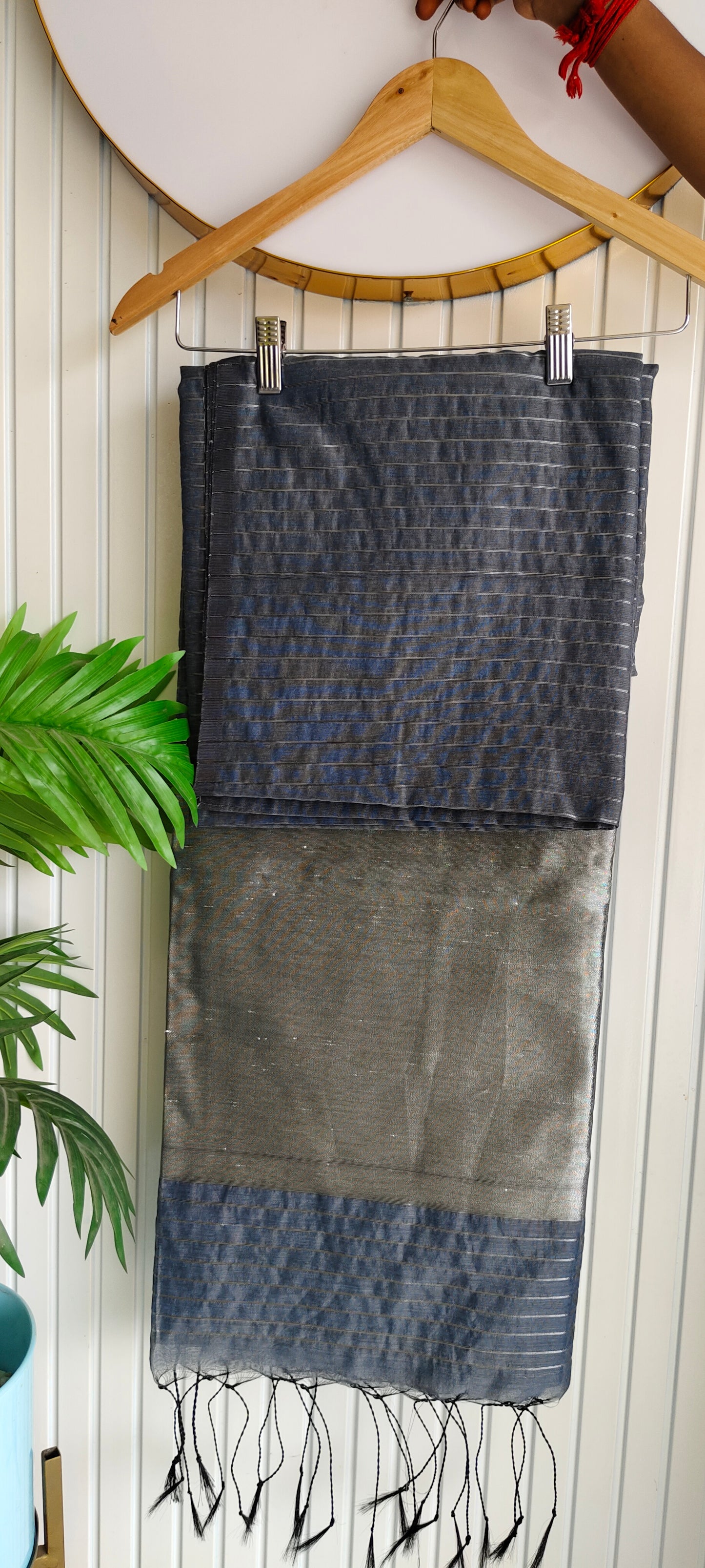 Stripes Silk cotton