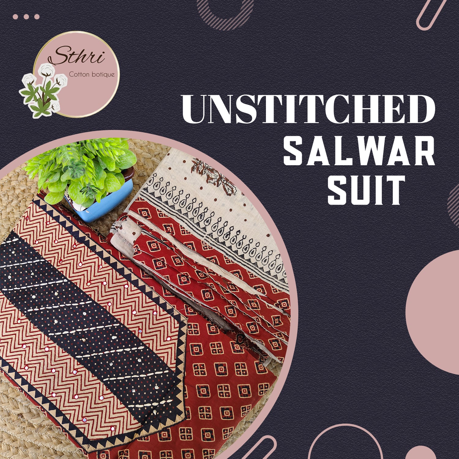 UNSTITCHED SALWAR SUIT