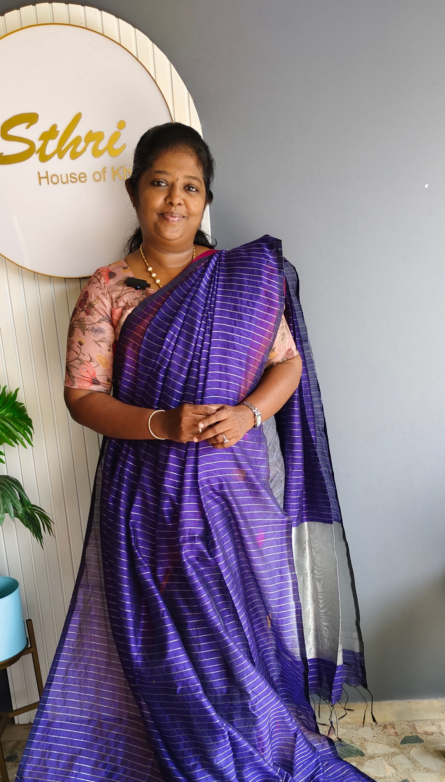 Stripes Silk cotton | Sthri Cotton