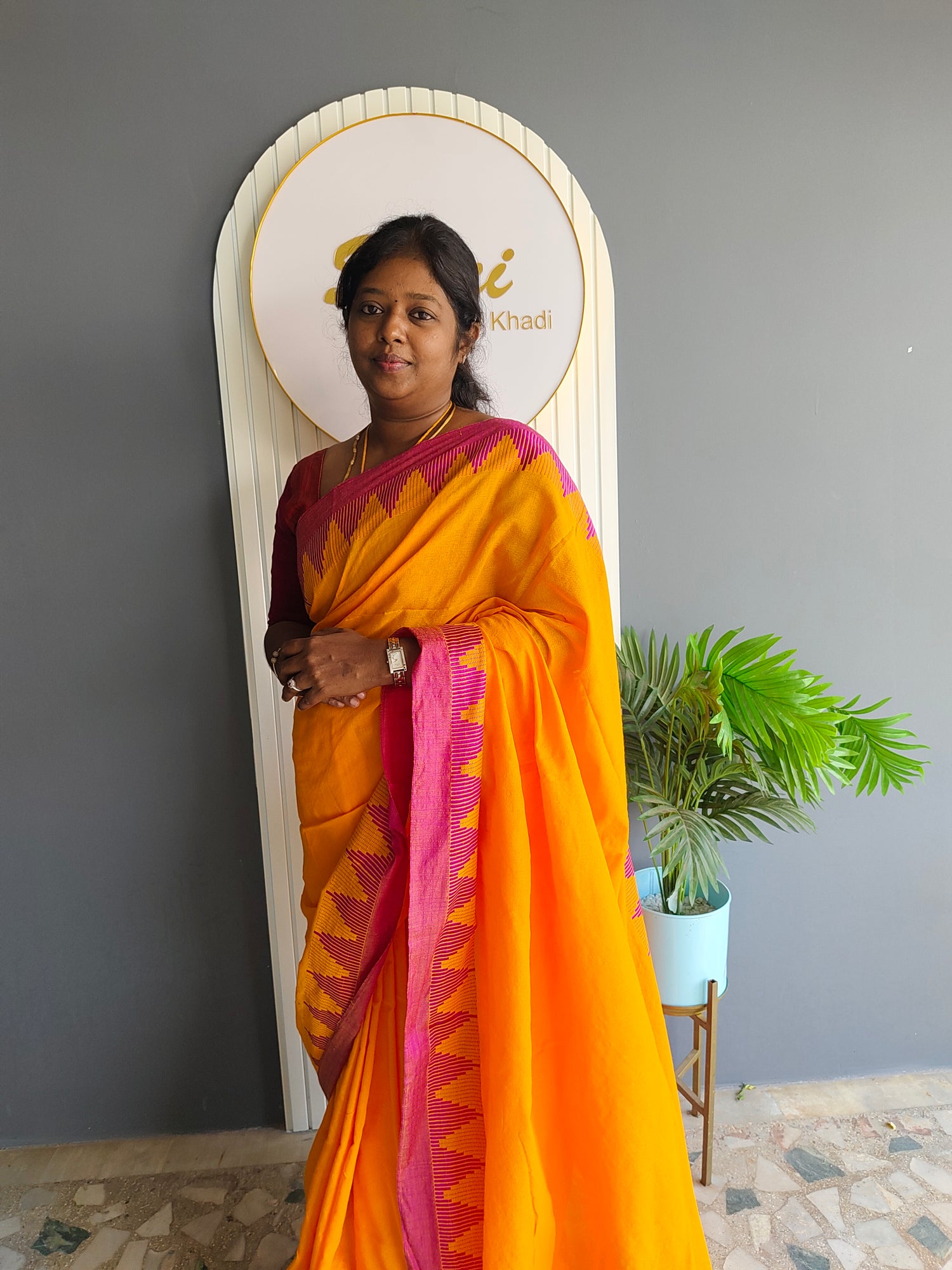 Temple Border New | Sthri Cotton