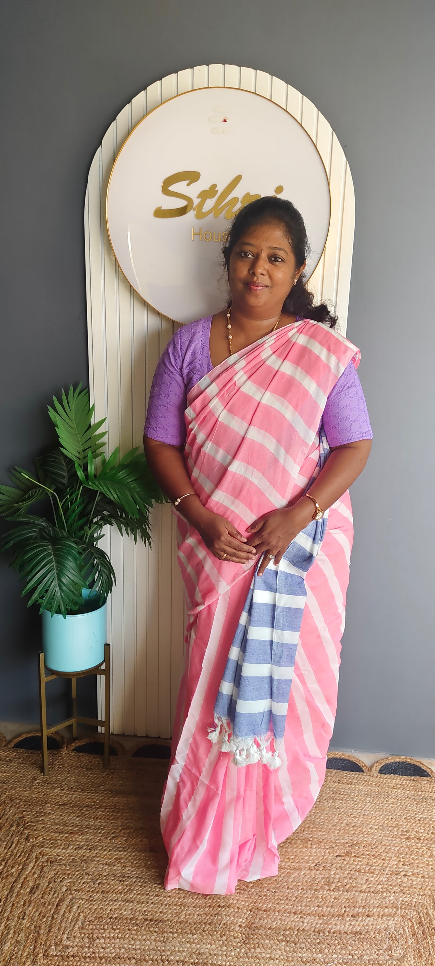 Stripes Kadhi| Sthri Cotton