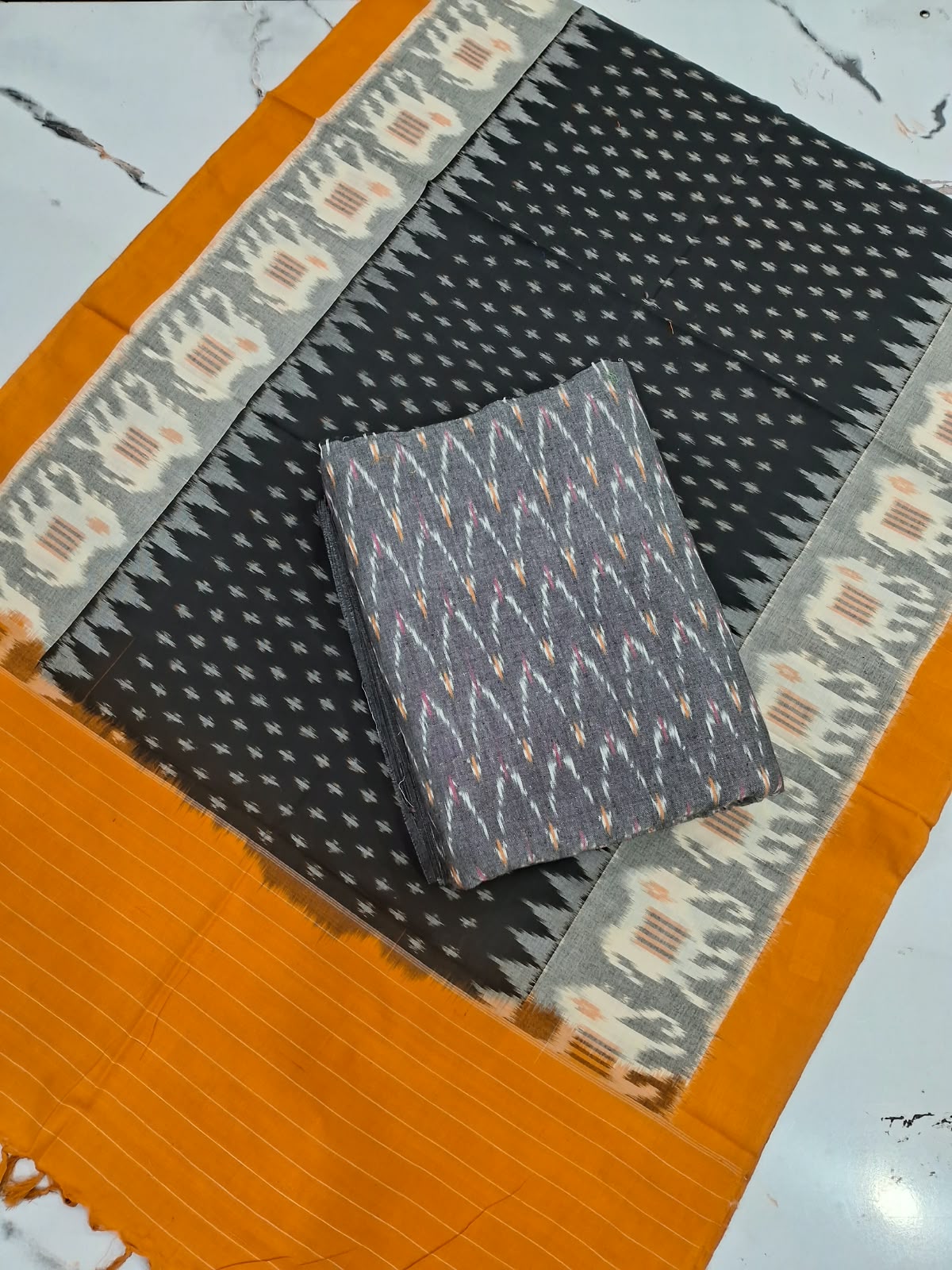 (Aa) IKKAT SALWAR MATERIAL