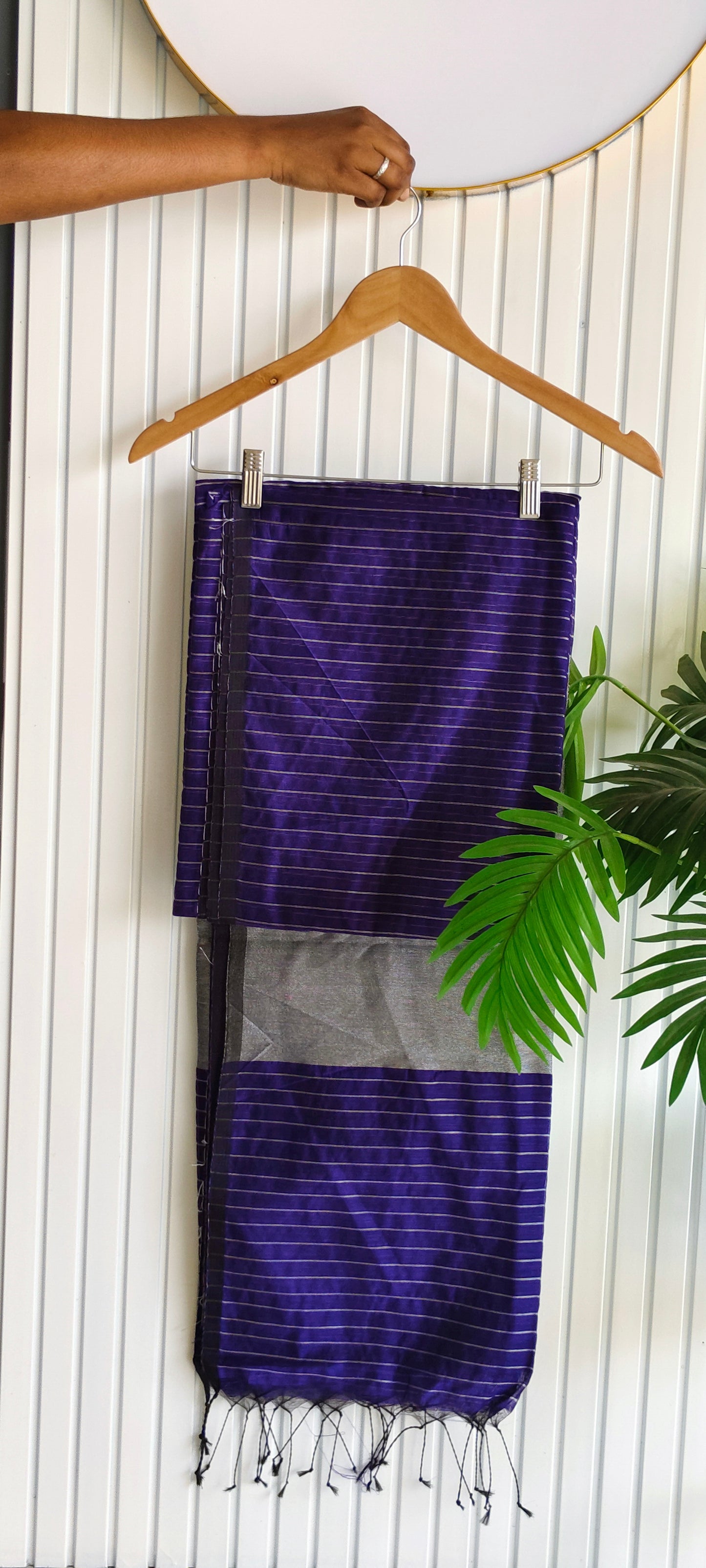 Stripes Silk cotton