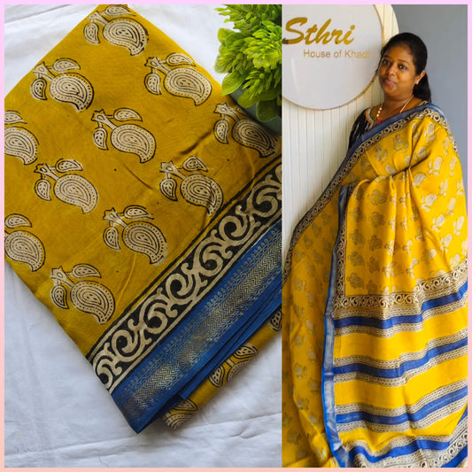 Block Print Maheshwari