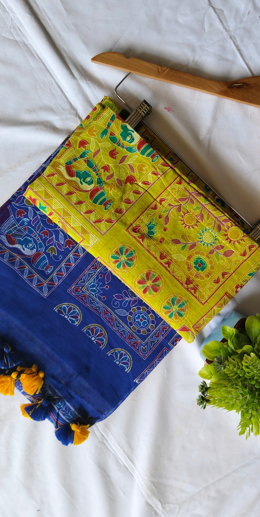 Madhubani silk