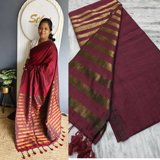 Zari pallu