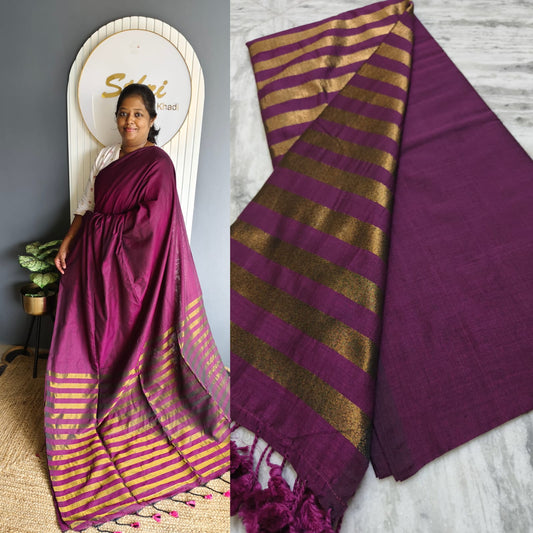 Zari pallu