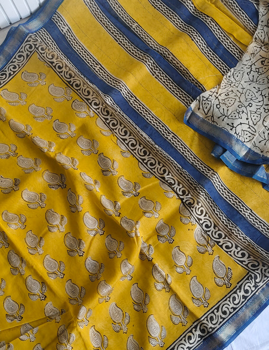 Block Print Maheshwari