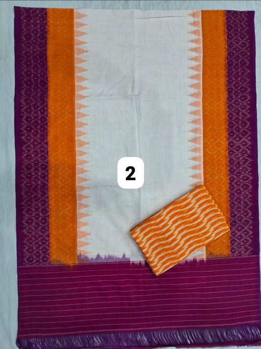 Sthri_ Ikkat Weave Material