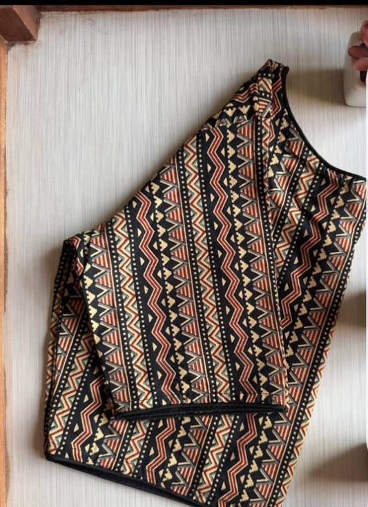Block print blouse