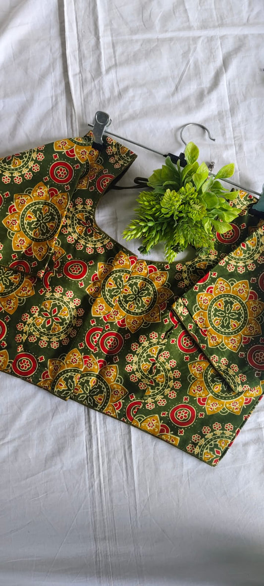 Block print blouse